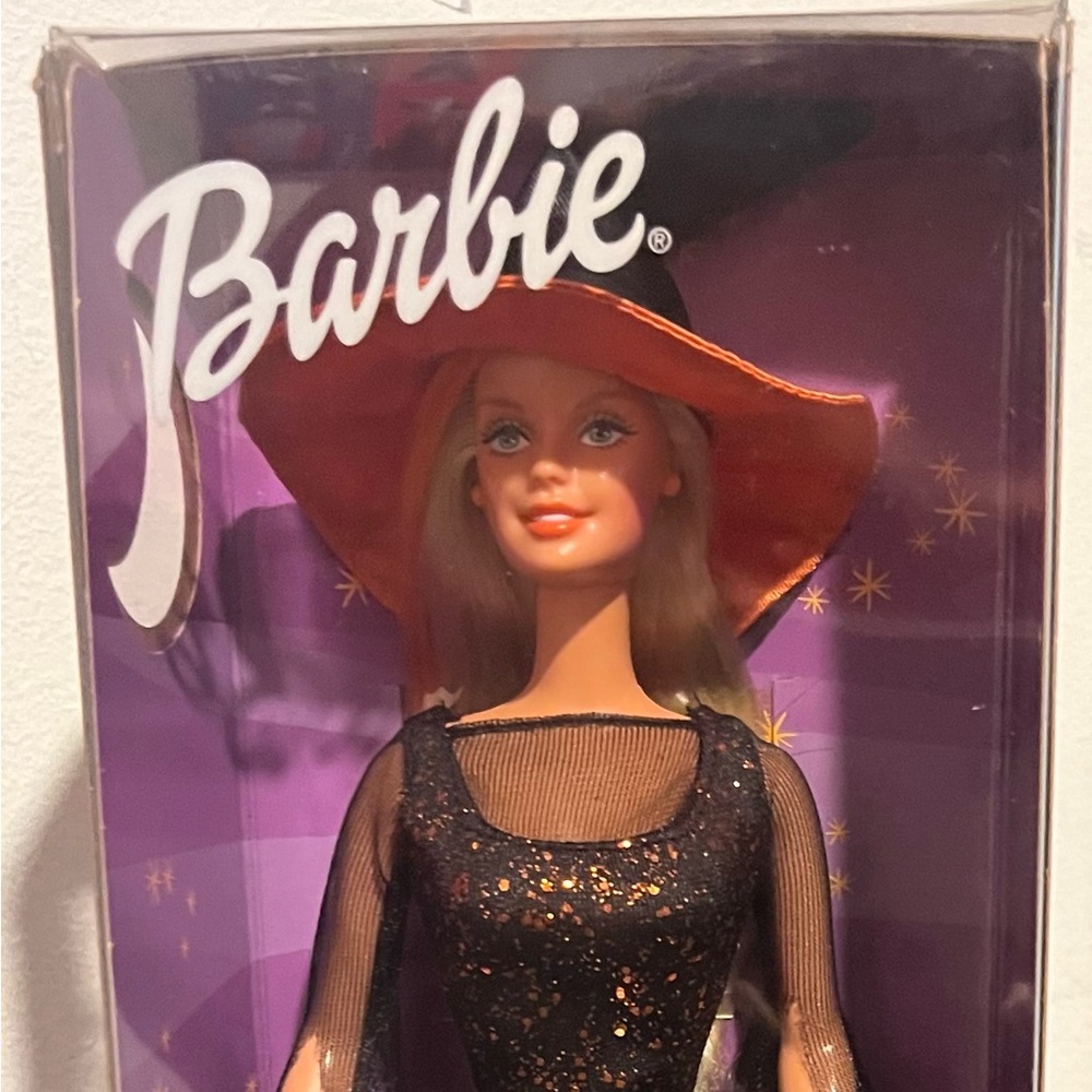 Barbie Enchanted Halloween Doll - Black and Orange
